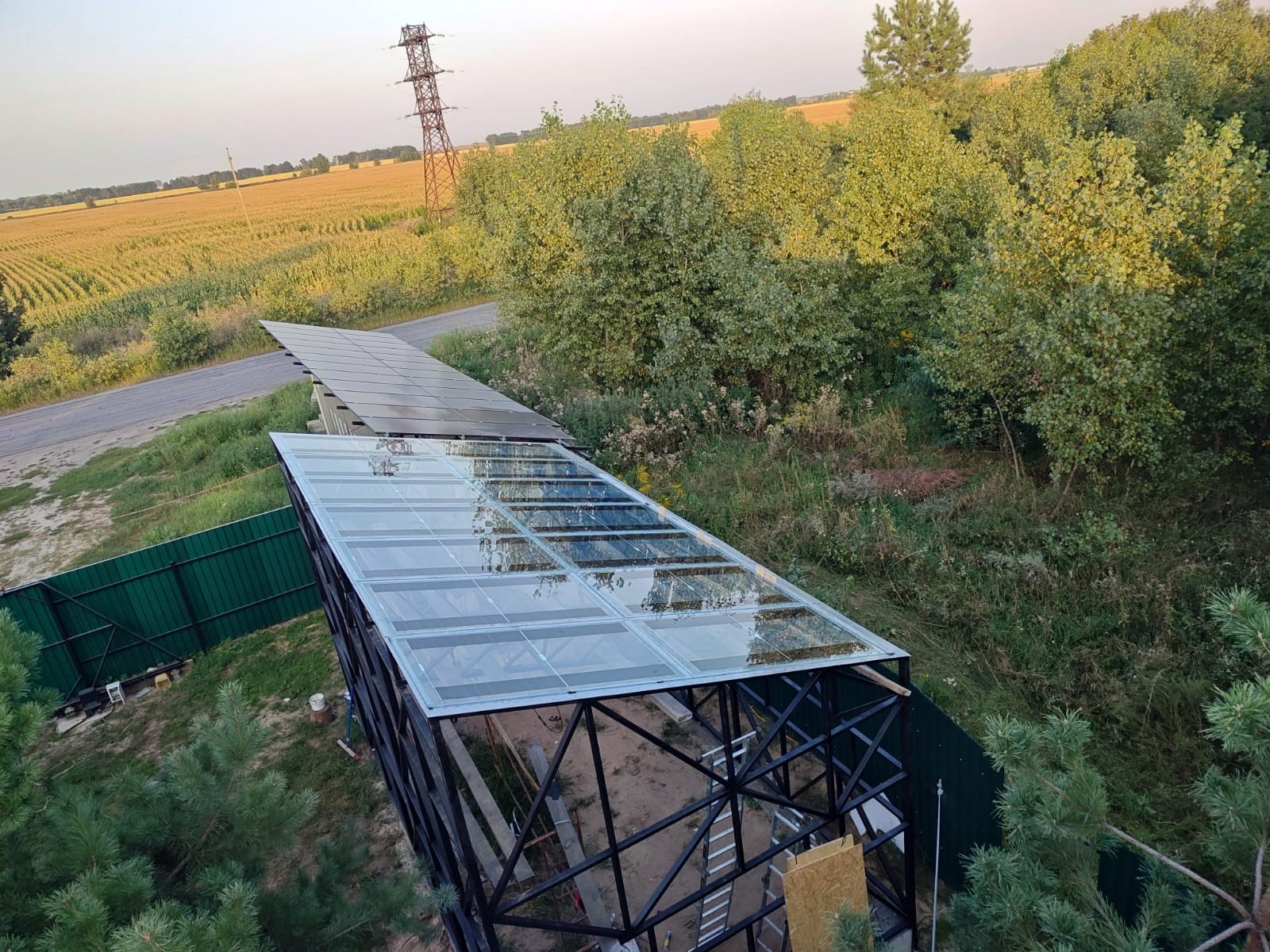 AGRI-PV 160W 小規模農業設備